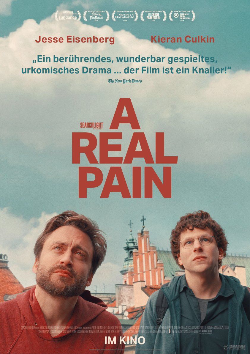 A Real Pain: Kritik zum neuen Film von Jesse Eisenberg – Ein emotionaler Road&nbsp;Trip!